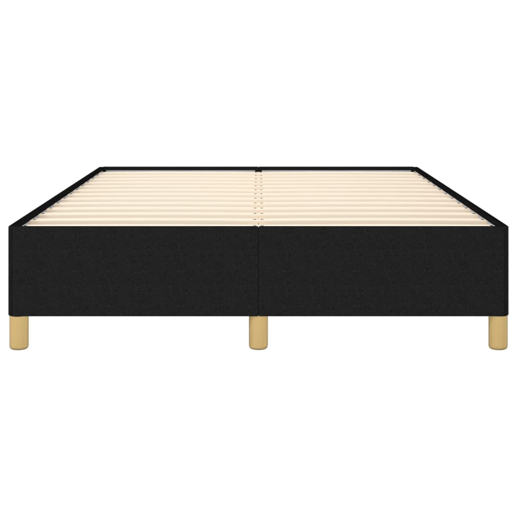 Bettgestell ohne Matratze Schwarz 140x200 cm Stoff